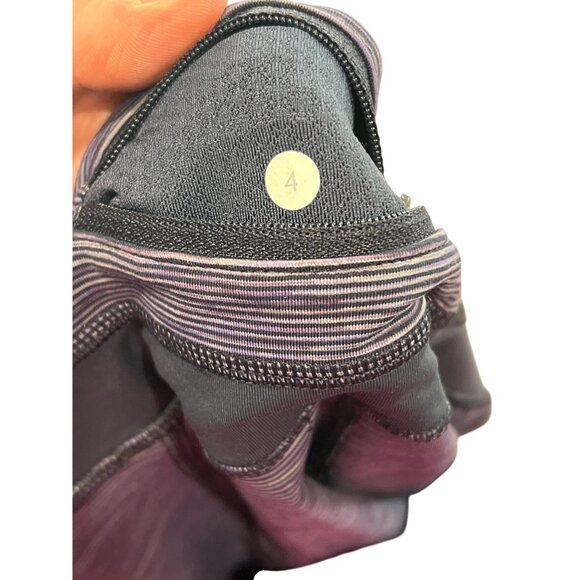 Lululemon Run: Inspire Crop IIWee Are From Space Deep Indigo Multi / Inkwell Siz - Picture 10 of 11